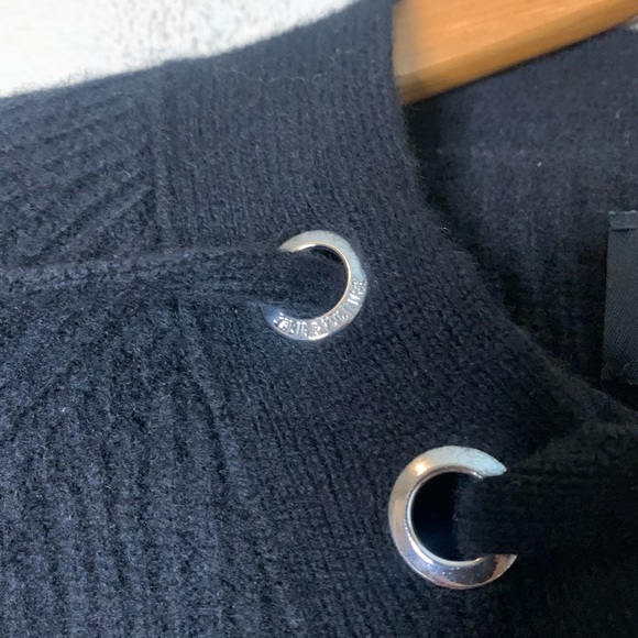 Zadig & Voltaire Kassy Wool Cashmere Lace Up Sweater M - Picture 7 of 13